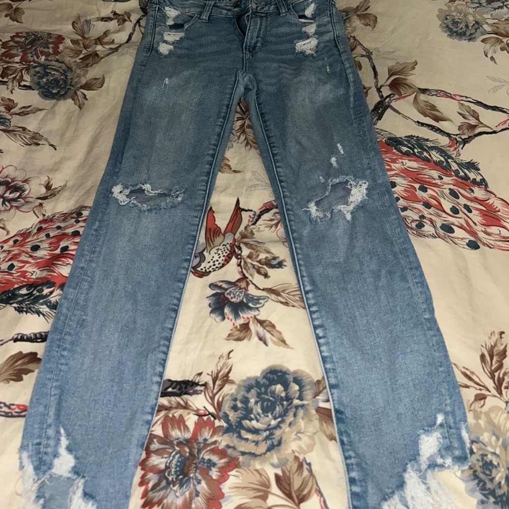 American Eagle Outfitters Blue Stretch Jeans